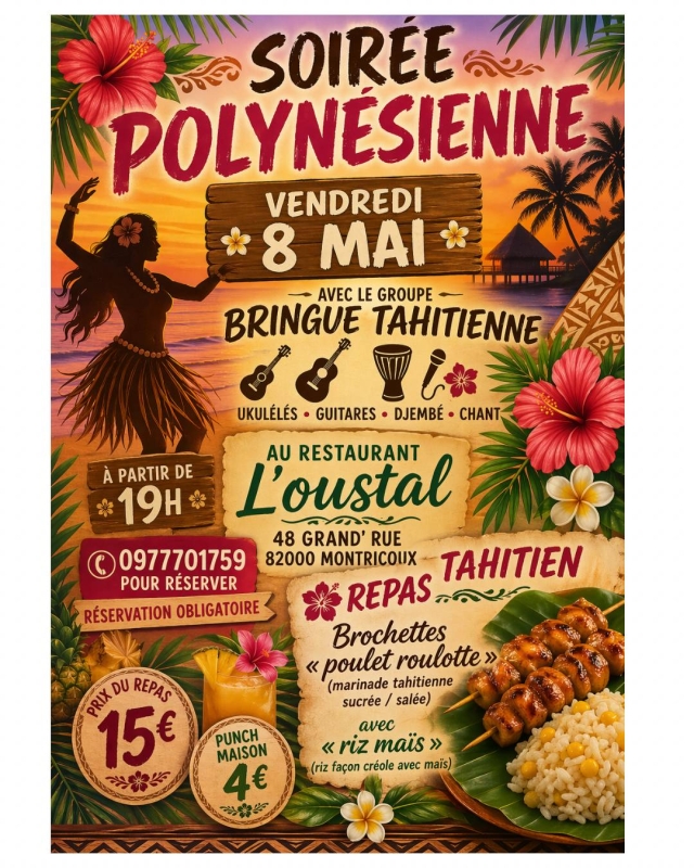 Evenements - L'Oustal - restaurant MONTRICOUX - Restaurant terrasse Montricoux