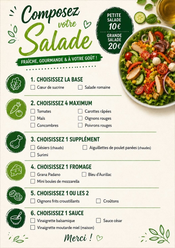 La carte - L'Oustal - restaurant Montricoux - Restaurant Bruniquel